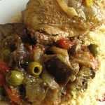 Recette Poulet aux aubergines et aux citrons confits