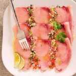 Carpaccio de saumon et espadon