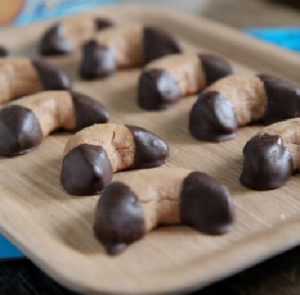 Recette biscuits lune glacée au chocolat amer