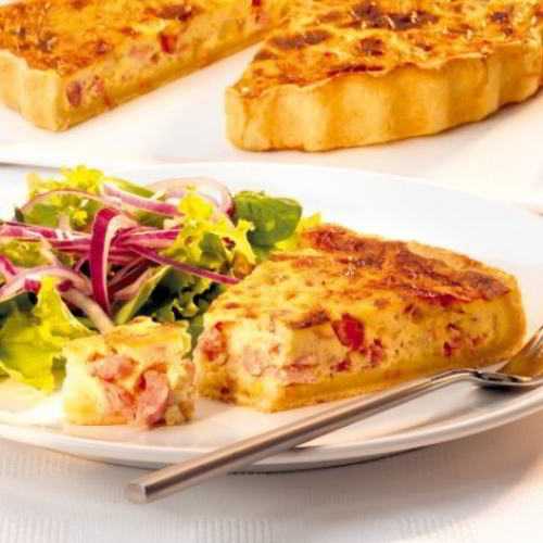 Recette grande quiche lorraine