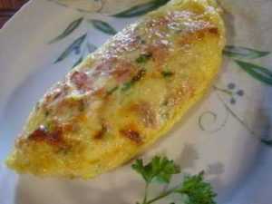 Recette Omelette aux croûtons