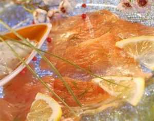 Recette carpaccio de truite de mer