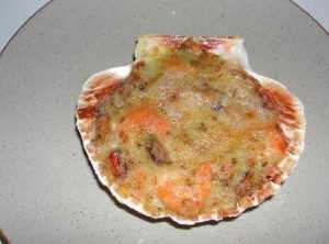 Recette Coquilles Saint-Jacques au Pont l'Evêque