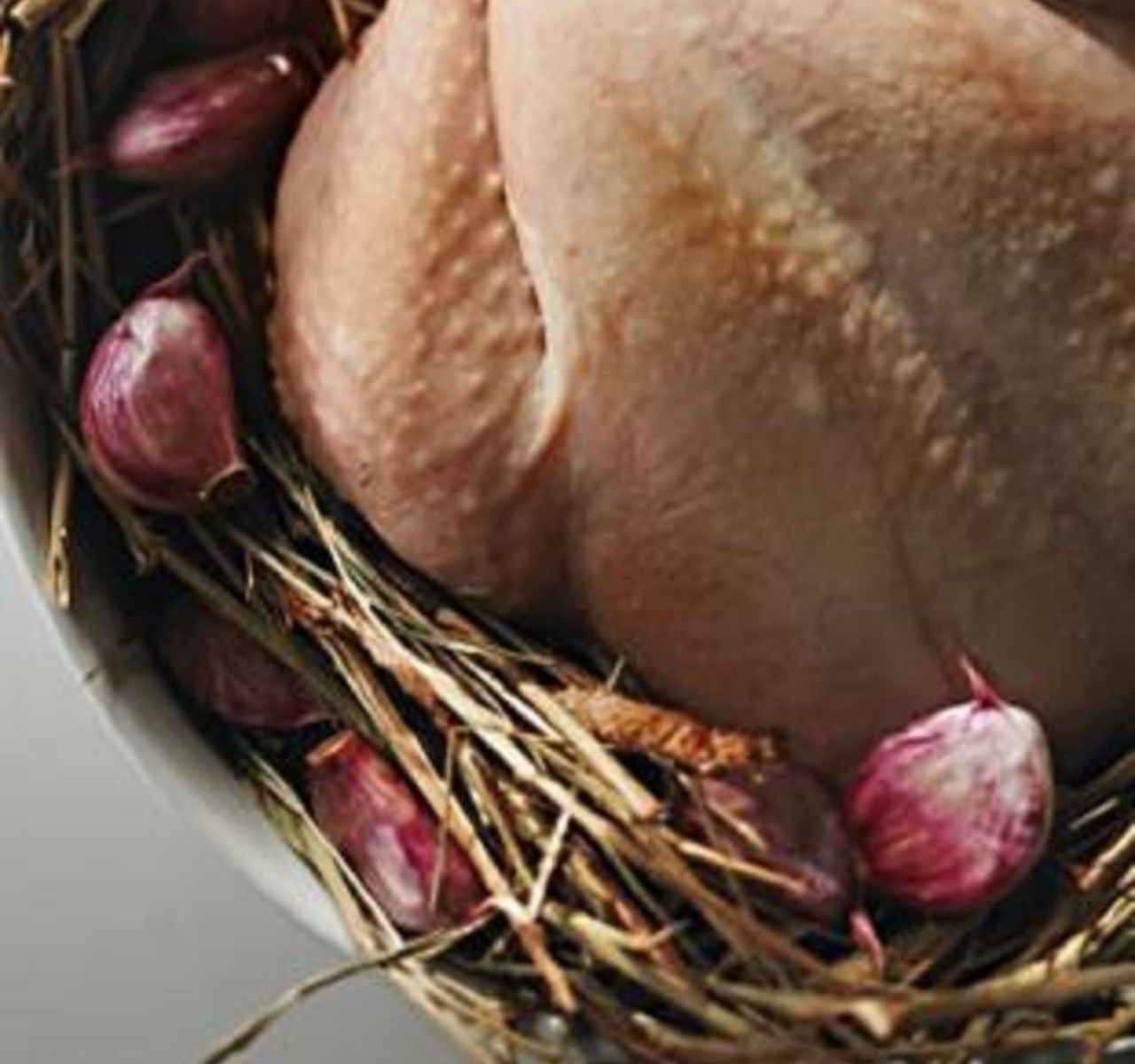 Recette poulet cuit au foin en cocotte