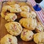 Recette Biscuits apéro maison parmesan lardons