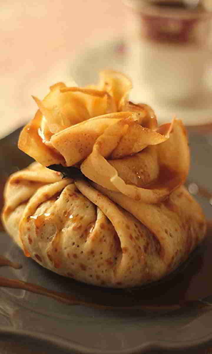 Recette Bricks de pommes à l’orientale et crème de nougat