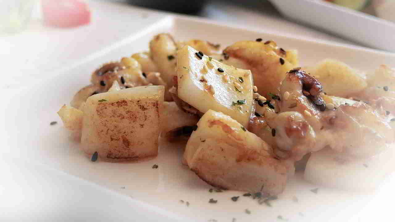 Recette Fricassée de calmars au citron vert et sésame