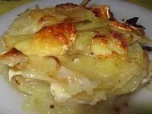 Recette Camemberniflette - gratin pomme de terre camembert