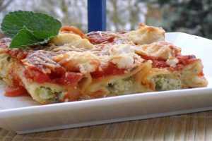 Recette cannelloni chèvre ricotta et menthe