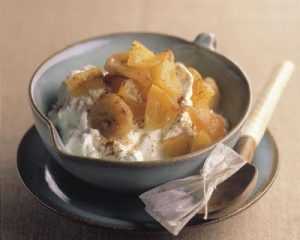 recette de compote pomme banane au thé