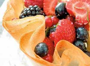 Recette Coupes croustillantes aux fruits frais