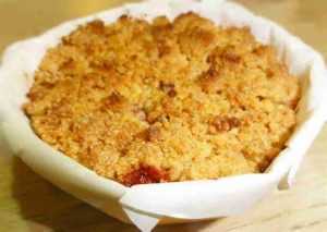 Recette Crumble aux pommes rapide