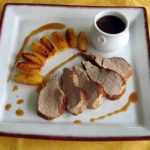 Recette Filet mignon aux fruits cuit aux micro-ondes