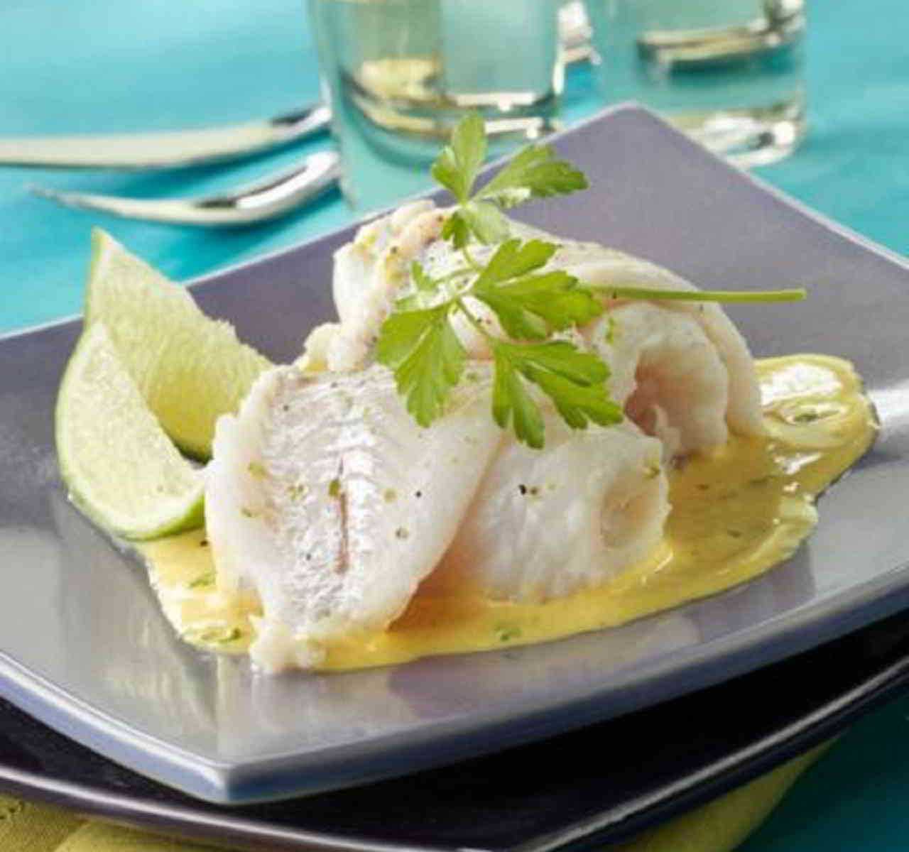 Recette Filets de merlan à la crème moutardée