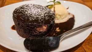 fondant au chocolat noir et beurre salé