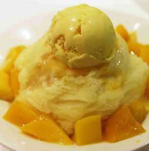 Recette Glace rapide à la mangue