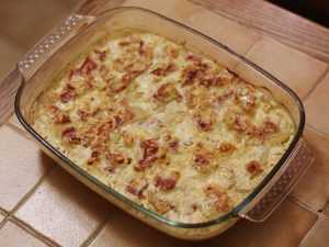 Recette Gratin dauphinois au jambon cru