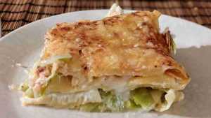 Recette Lasagnes saumon et poireaux