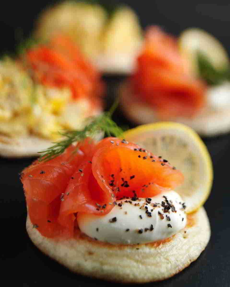 Recette Mini-blinis au saumon