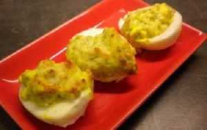 Recette oeufs farcis au four