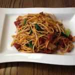 Recette Pork chow mein