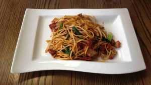 Recette Pork chow mein