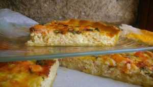 Recette Quiche à la choucroute et au saumon fumé