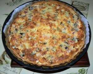 Recette Quiche noix roquefort