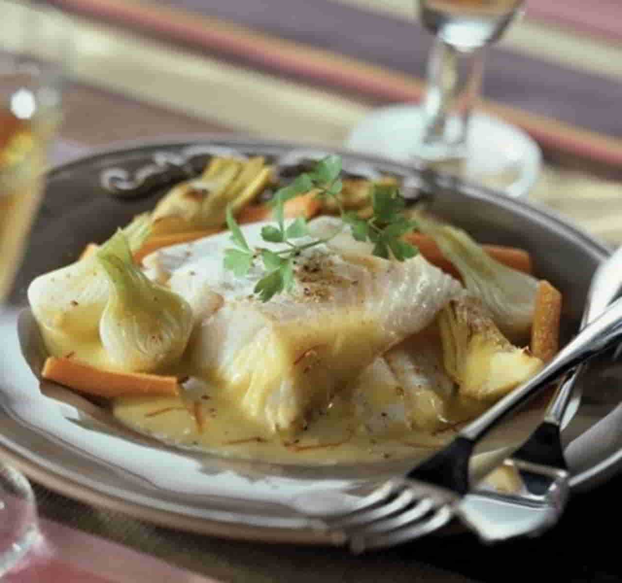 Recette Bar au vin blanc