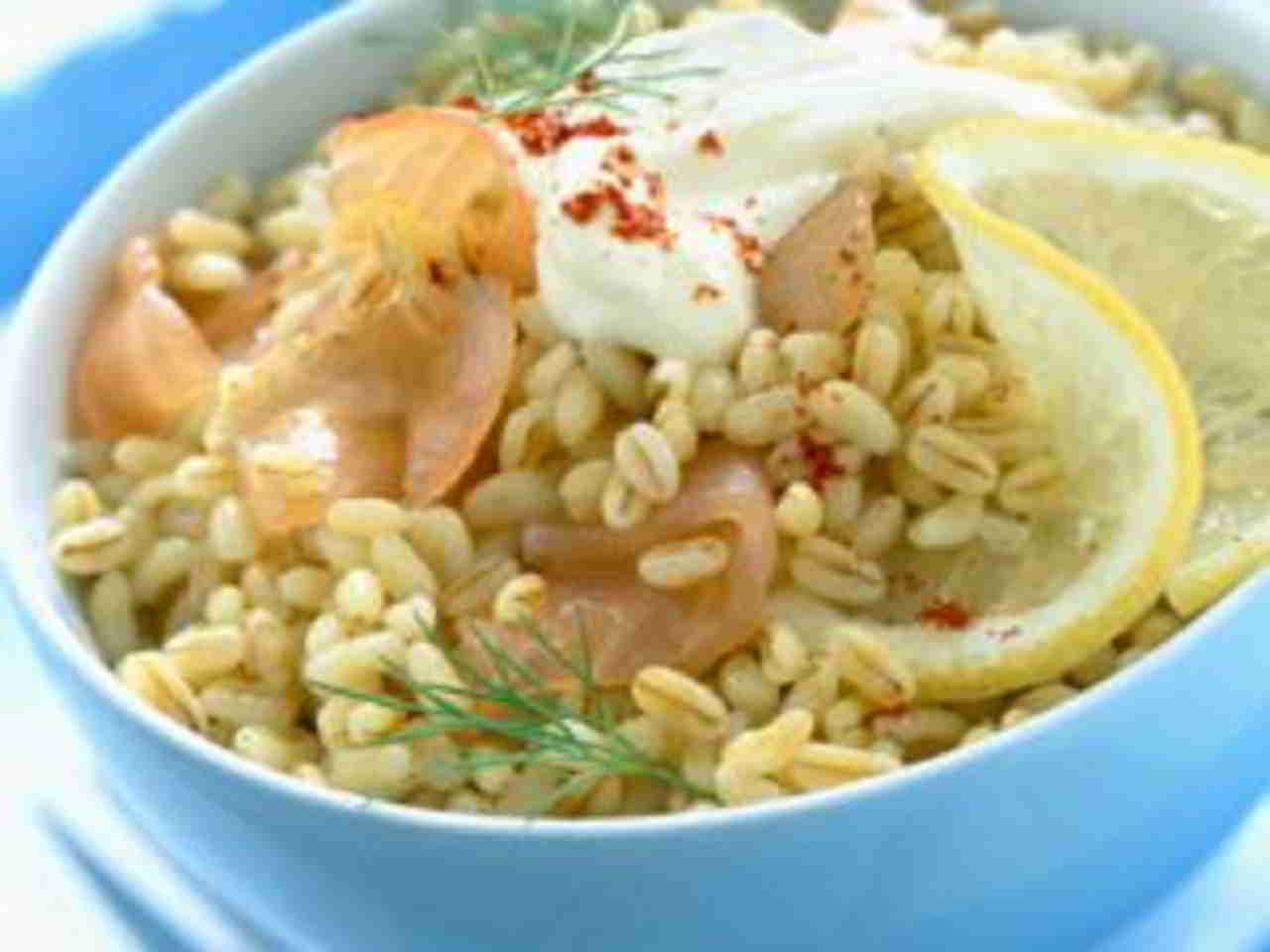 Recette Blé au saumon