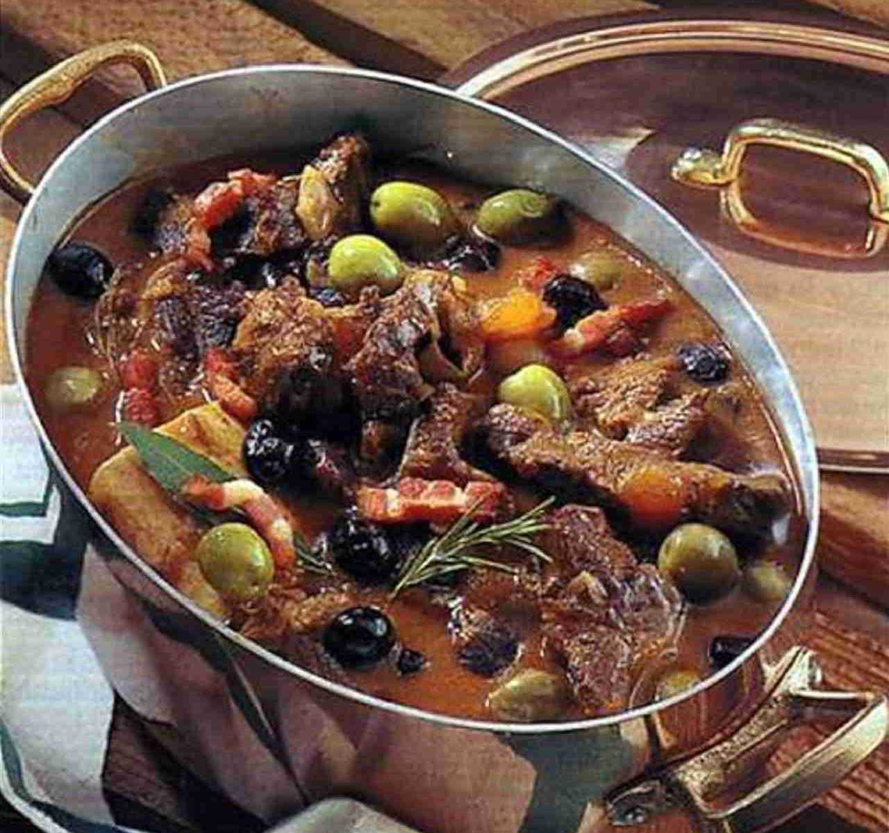 Recette Boeuf aux olives