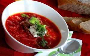 Recette Le borscht