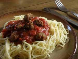 Recette Boulettes et sauce tomate