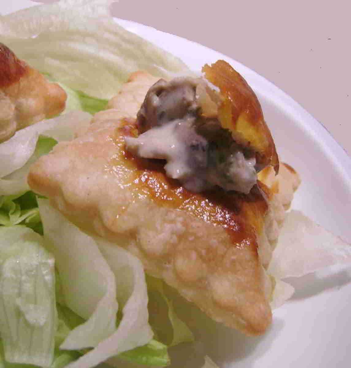 Recette Croustade de champignons