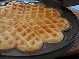 Recette Gaufre au jambon