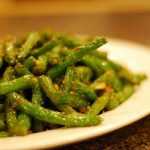 Recette Haricots verts, sauce soja et graines de sésame