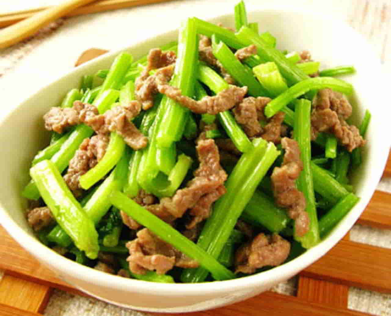 Recette Lamelles de boeuf sauté au céleri