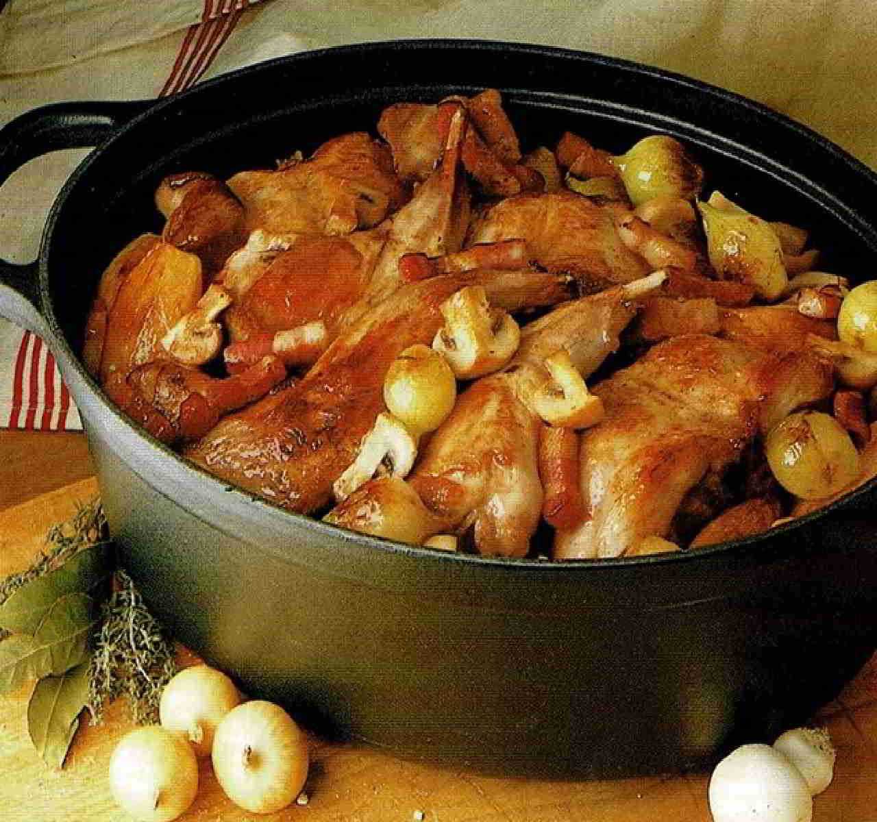 Recette Lapin sauté chasseur