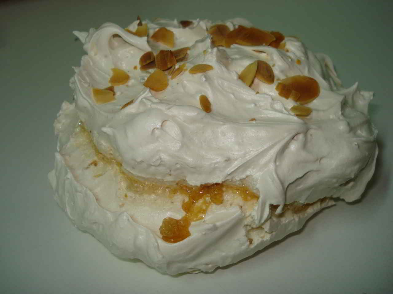 Recette Meringues aux amandes effilées