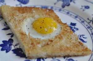 Recette Oeufs sur le canapé