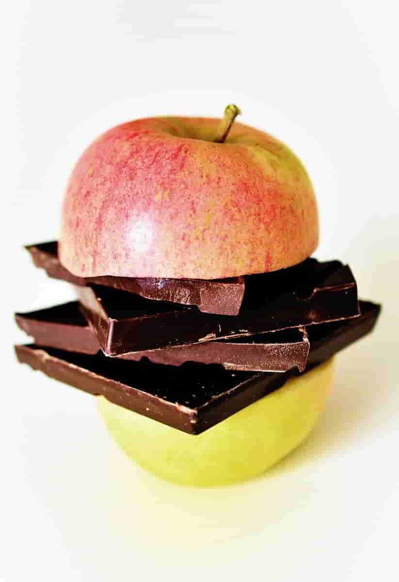 Recette Pommes au chocolat et à la crème patissière