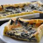 Recette Quiche roquefort, trompettes chanterelles