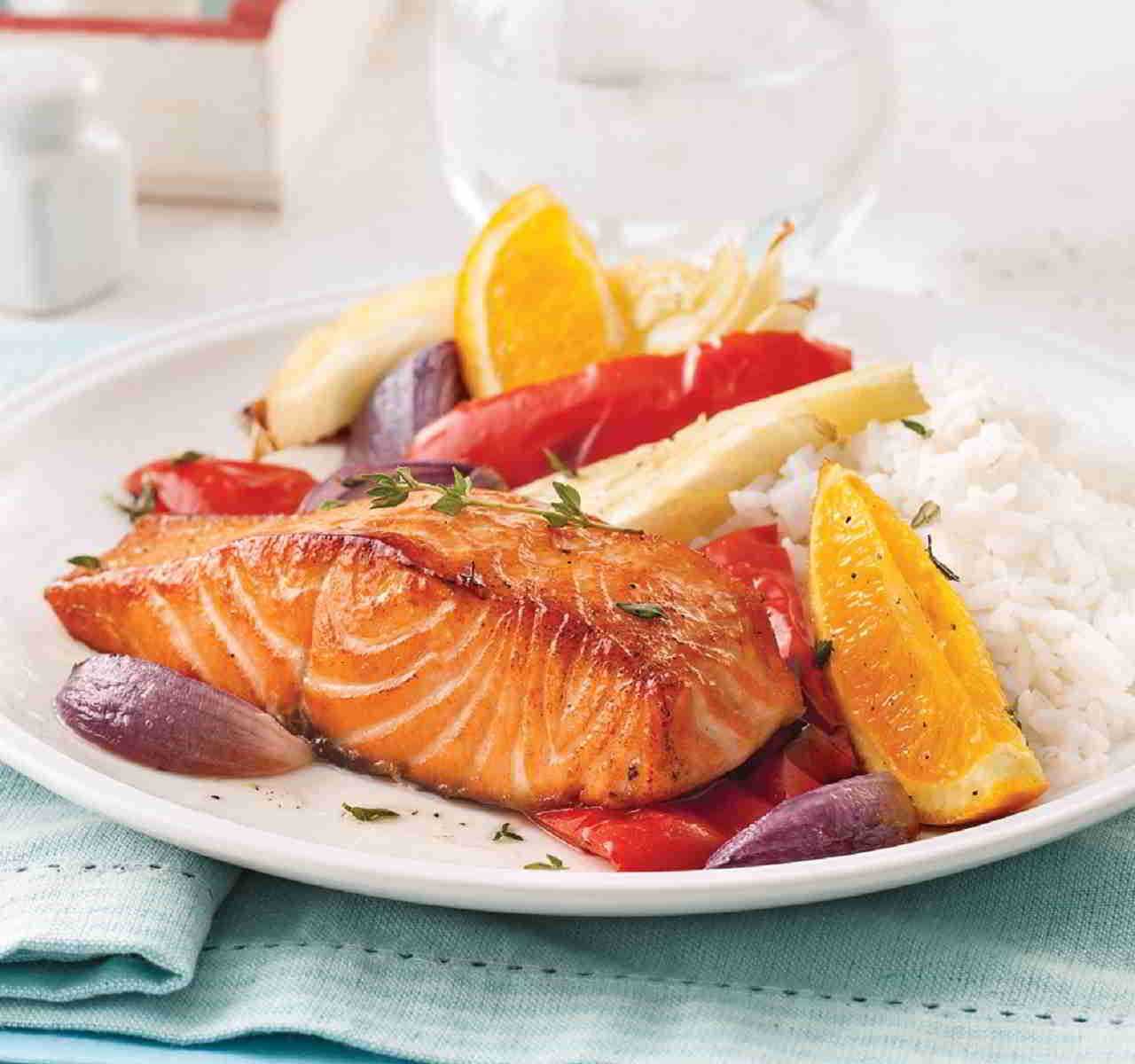 Recette Saumon à l’orange