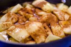 Recette Tarte aux pommes et à la cannelle