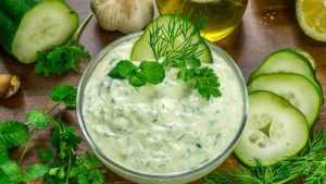 Recette Tzaziki de concombre