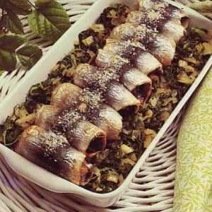 Recette Rouleaux de sardines farcies aux épinards