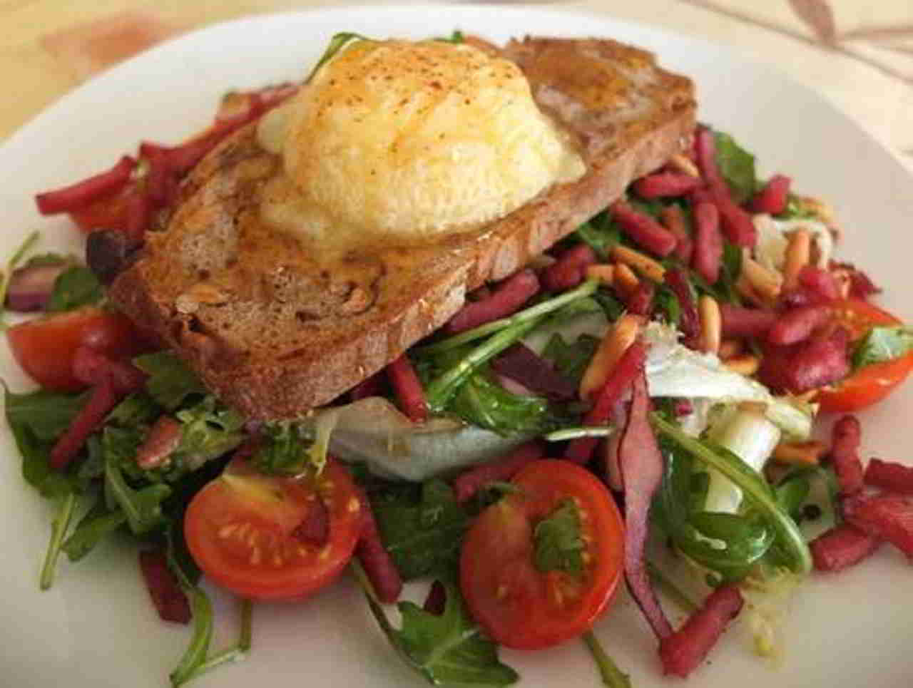 Recette Salade de chèvre chaud