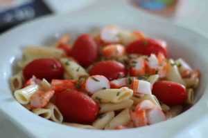 Recette Salade de pâtes au surimi