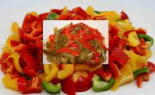 Recette Salade de poivrons au four