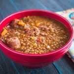 Recette Saucisses et lentilles en cocotte